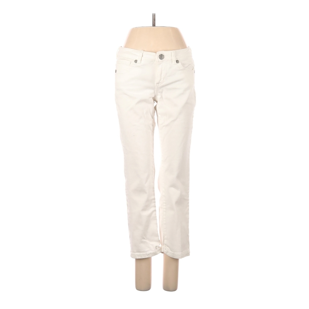 Nine West Distressed White Jeans
